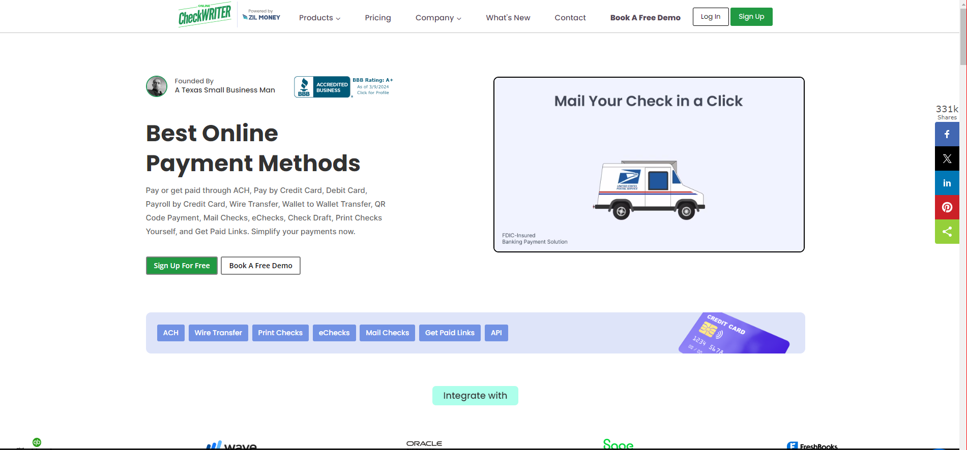 OnlineCheckWriter.com Powered by Zil Money Image